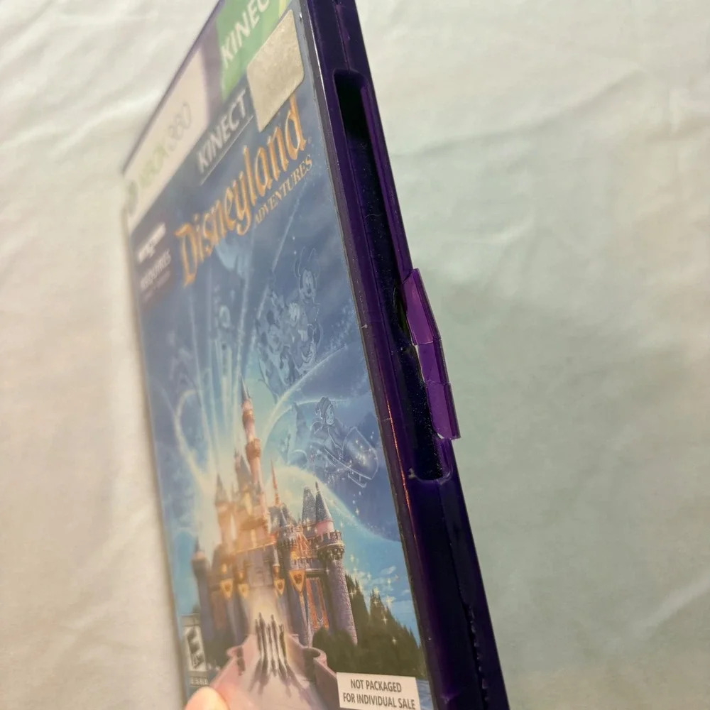 Microsoft Kinect Disneyland Adventures Xbox 360 Game Kids Family Motion Play